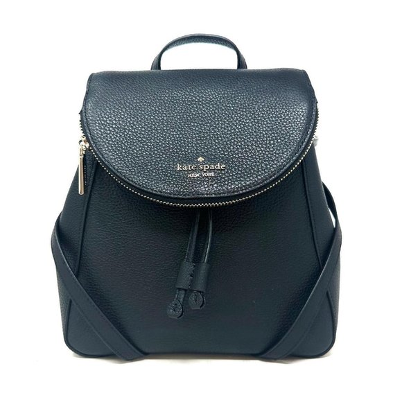 *ON SALE* KATE SPADE #40348 Black Leila Flap Backpack main image 6